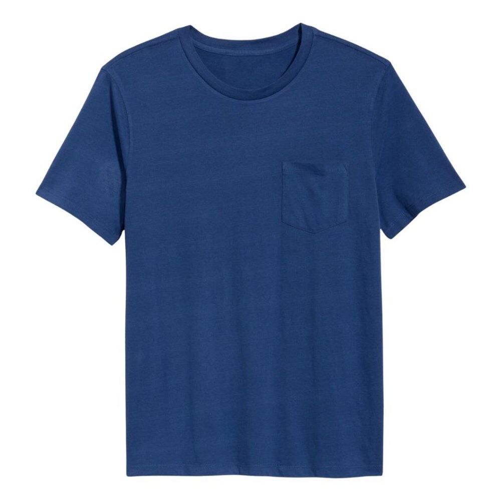 NWT Tall Old Navy Soft Washed Chest Pocket Crew Neck in South Wind L - Picture 1 of 6